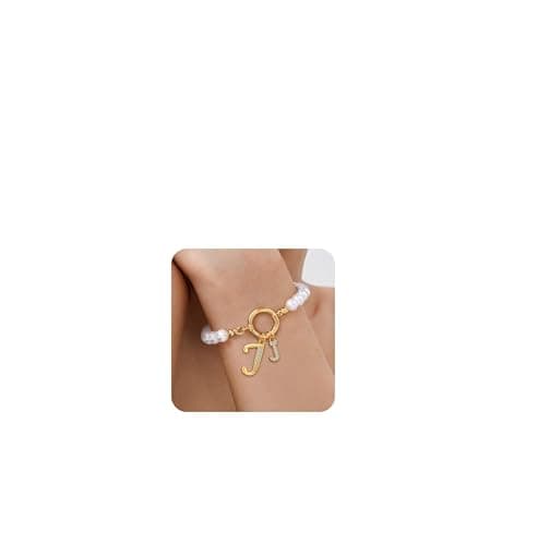 Dainty Gold Pearl Bracelets for Women, Mothers, Bridesmaids