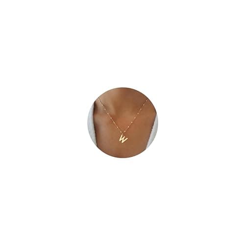 Ursteel Gold Initial Necklace for Women