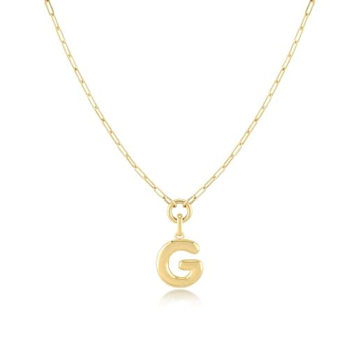 Layered Initial Necklace for Women