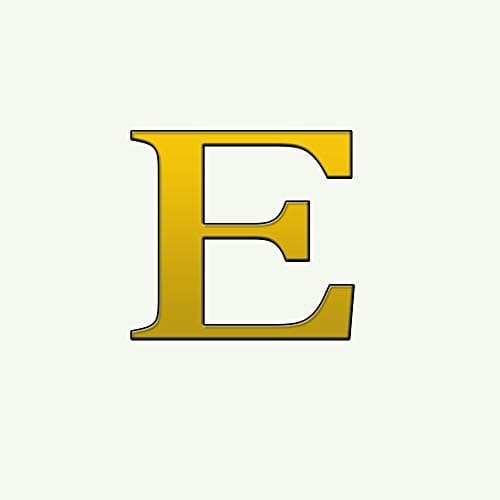 Personalized 18K Gold Plated Stainless Steel Monogram Initial Choker Necklace for Women