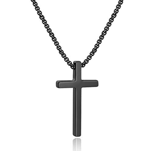 Ursteel Cross Necklace for Men