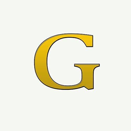 Personalized 18K Gold Plated Stainless Steel Monogram Initial Choker Necklace for Women