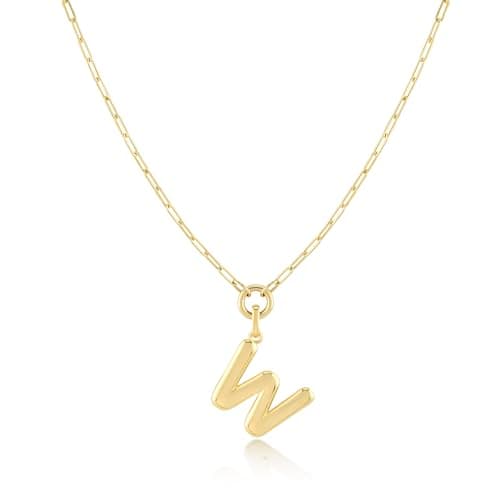 Layered Initial Necklace for Women