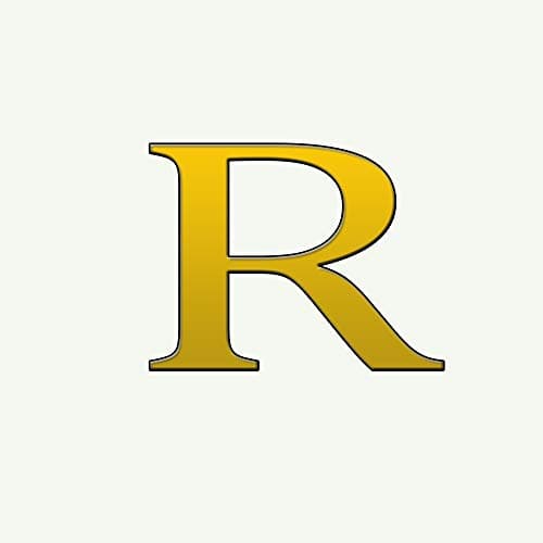 Personalized 18K Gold Plated Stainless Steel Monogram Initial Choker Necklace for Women