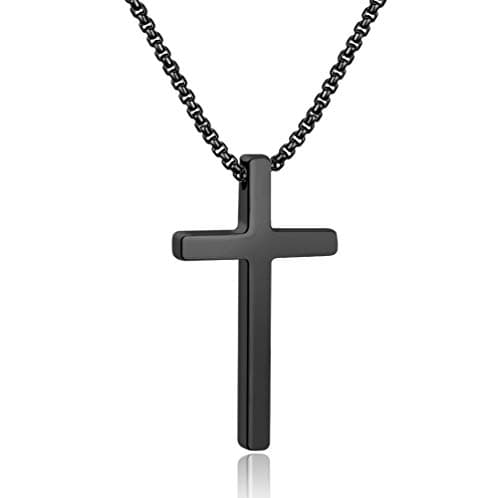 Ursteel Cross Necklace for Men