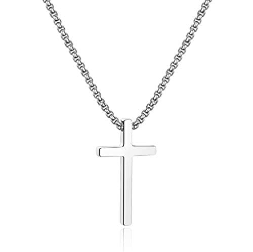 Ursteel Cross Necklace for Men