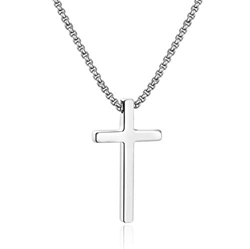 Ursteel Cross Necklace for Men