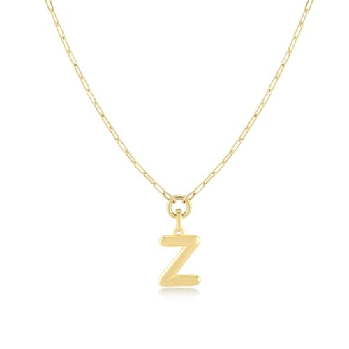 Layered Initial Necklace for Women