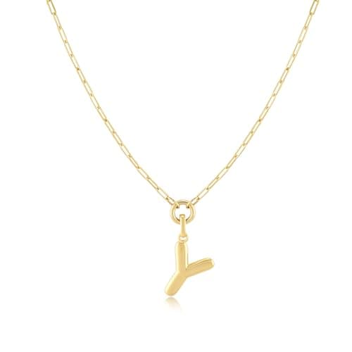 Layered Initial Necklace for Women
