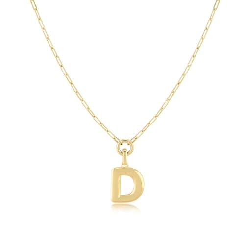 Layered Initial Necklace for Women