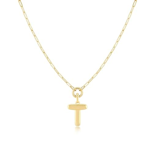 Layered Initial Necklace for Women