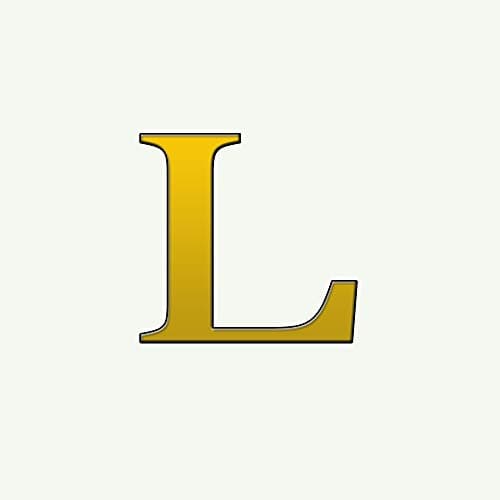 Personalized 18K Gold Plated Stainless Steel Monogram Initial Choker Necklace for Women