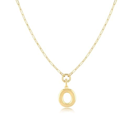 Layered Initial Necklace for Women