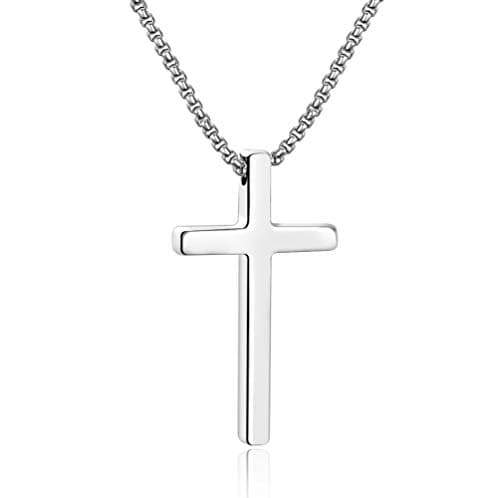 Ursteel Cross Necklace for Men