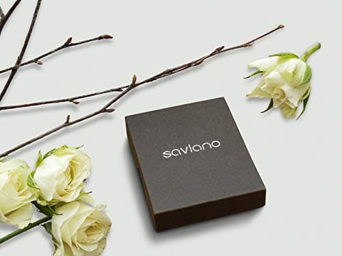 Savlano Italian 925 Sterling Silver Oval Rice Bead Anklet - Gift Box Included