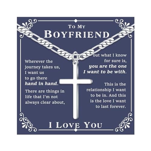 Premium Sterling Silver Cross Necklace for Men and Women