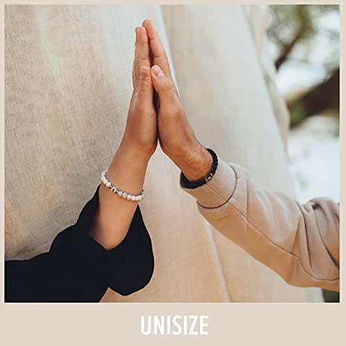 Minimalist White Pearl Bracelet for Couples (Letter A)