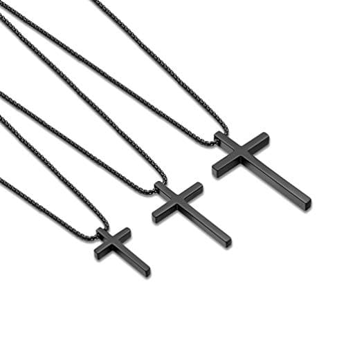 Ursteel Cross Necklace for Men