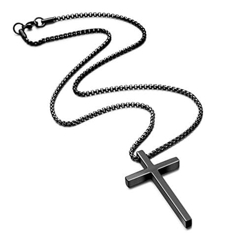 Ursteel Cross Necklace for Men