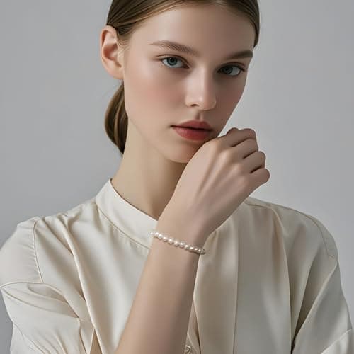 Pearlsays Natural Pearl Bracelets for Women 925 Sterling Silver