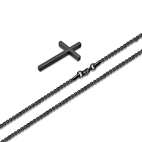 Ursteel Cross Necklace for Men
