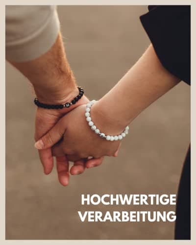 Minimalist White Pearl Bracelet for Couples (Letter A)