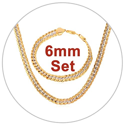 Refined Title: Stainless Steel Miami Cuban Link Chain for Men and Women, 3/6/9/12mm Width, 18-30 Inch Length