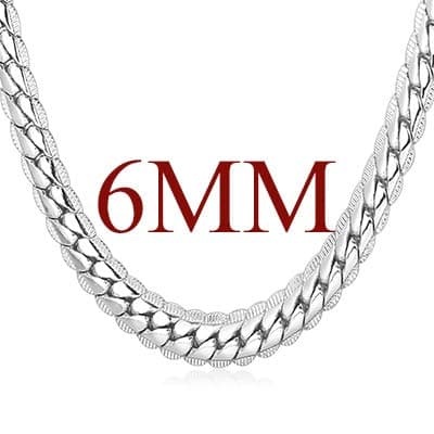 Refined Title: Stainless Steel Miami Cuban Link Chain for Men and Women, 3/6/9/12mm Width, 18-30 Inch Length