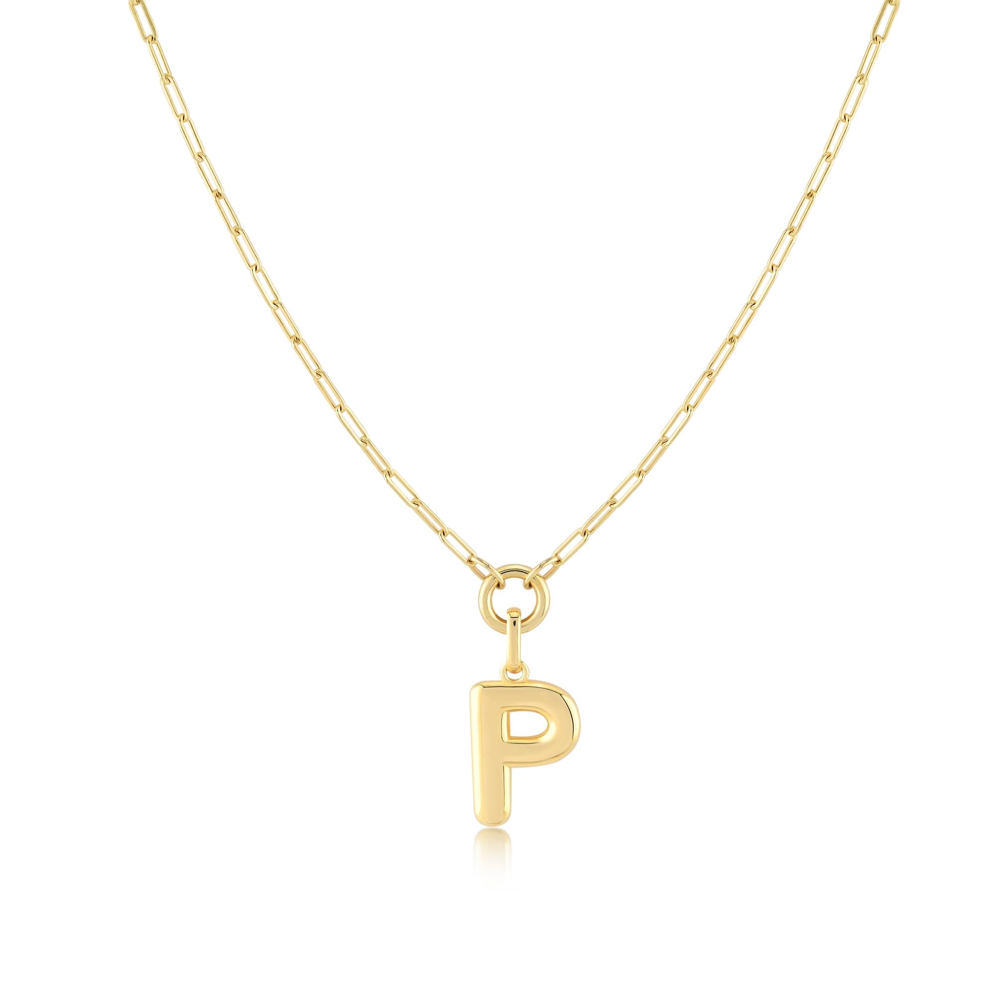 Layered Initial Necklace for Women