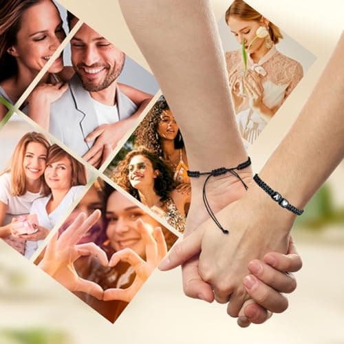 Summer Love Matching Bracelets for Him Her Anniversary Gifts
