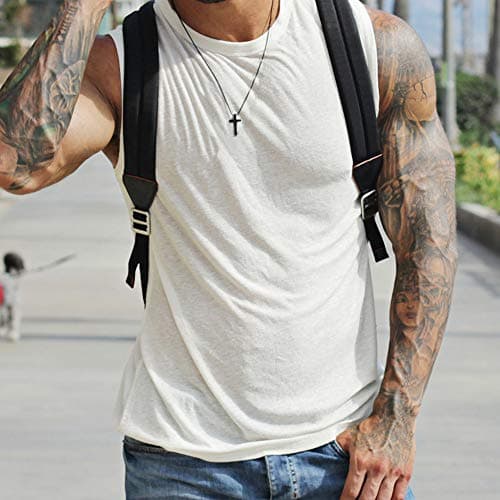 Ursteel Cross Necklace for Men
