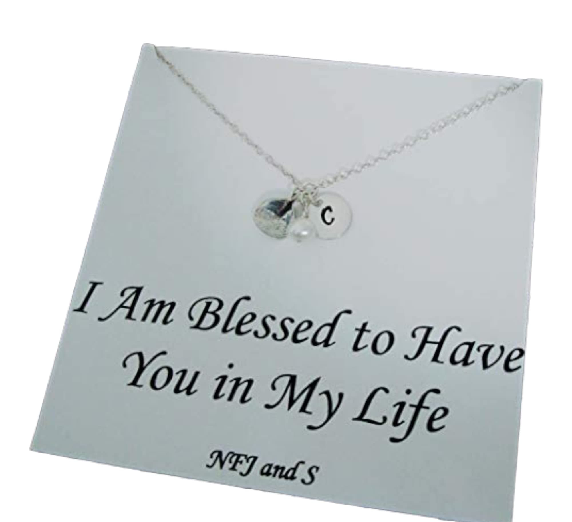 Silver Initial Bracelet for Women